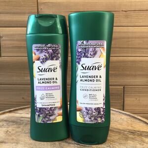 Suave Lavender & Almond Oil Frizz Calming Shampoo And Conditioner Set 12.6oz